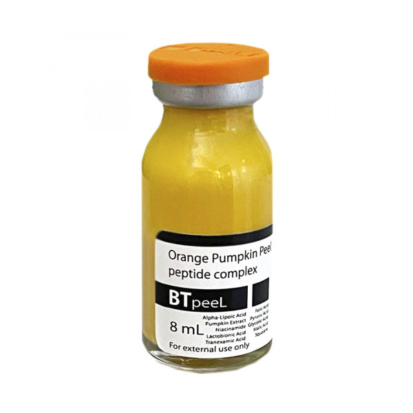 BTpeel Оранжевый пилинг с тремя кислотами, экстрактом тыквы, пептидами 8 мл